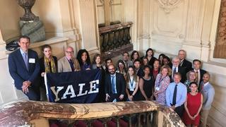 Alumni leaders and university partners at the Yale European Leadership Forum in Paris, France
