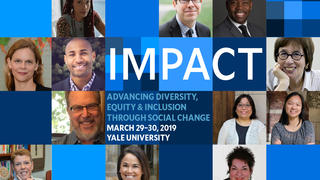 Promotion for the 2019 Impact Conference on diversity, equity, and inclusion