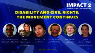 IMPACT 2: Disability and Civil Rights: The Movement Continues